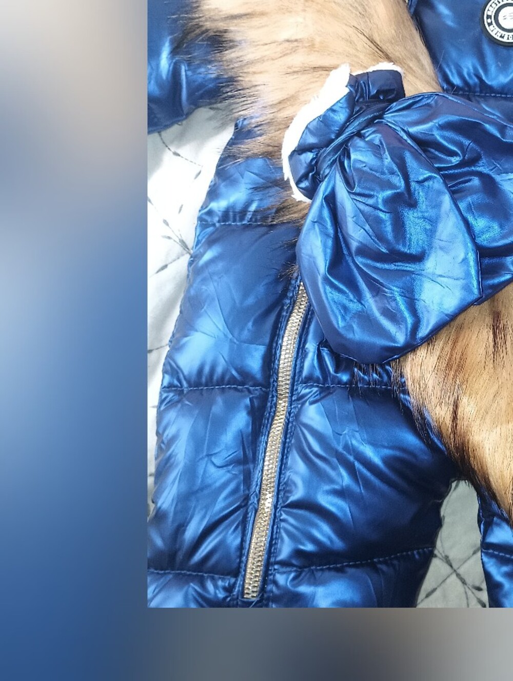 Mother's Babybear Blue Puffer Snowsuit Weather Water Resistant